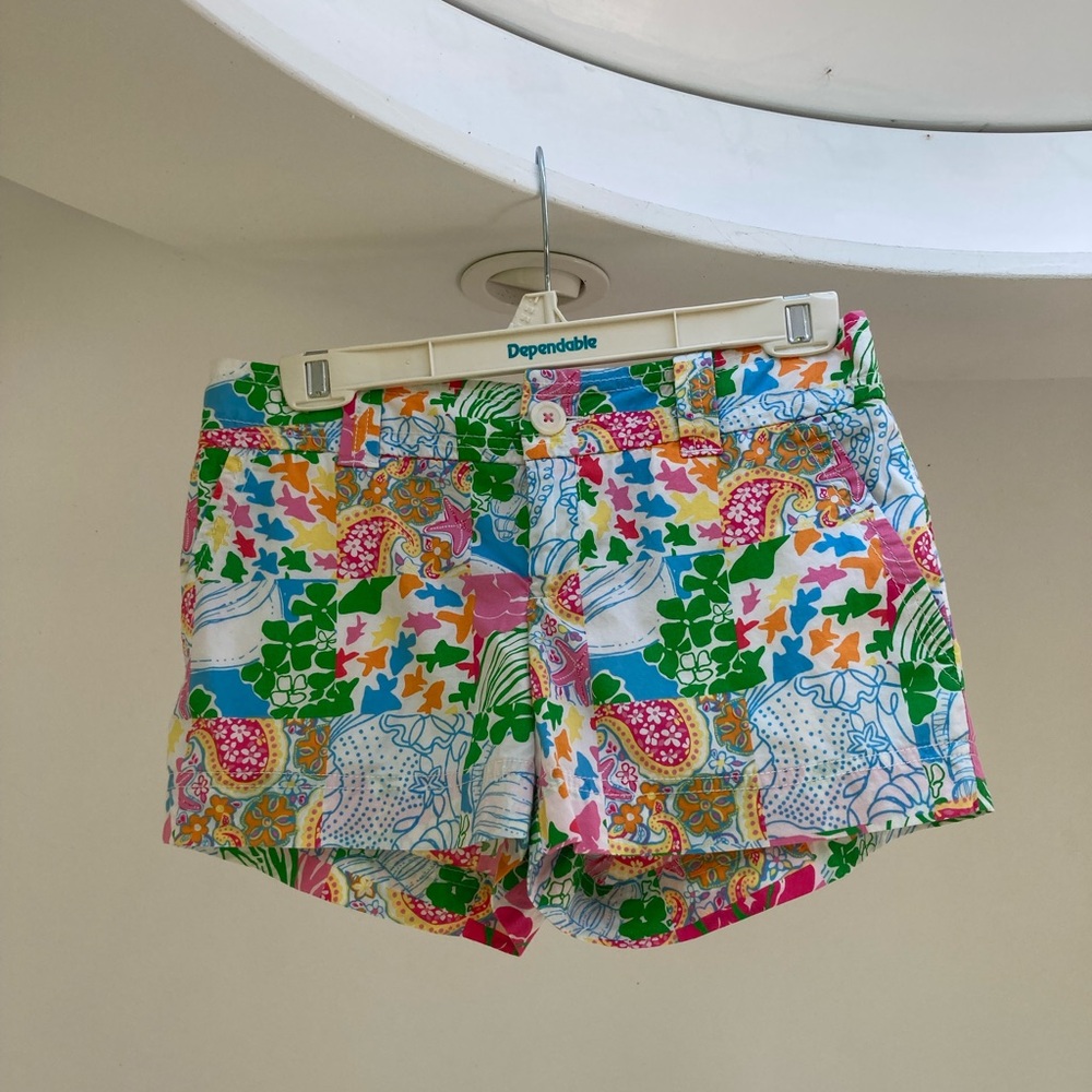 Lilly Pulitzer | Patchwork Pattern Shorts - image 2